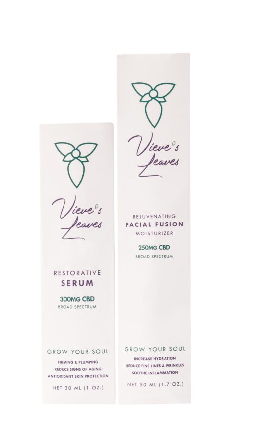244A2162 vieve's leaves duo restorative skincare set