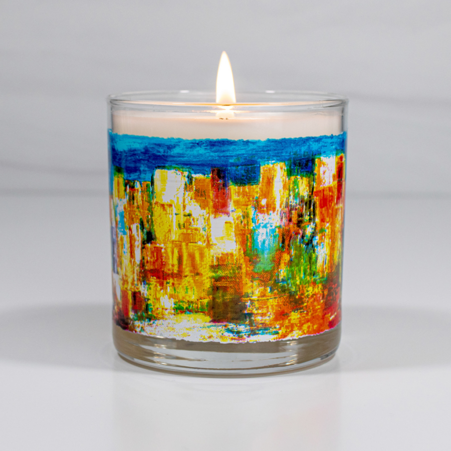 ARTSCNT_RQ_City Scape_candle City Scape Candle Ronnie Queenan