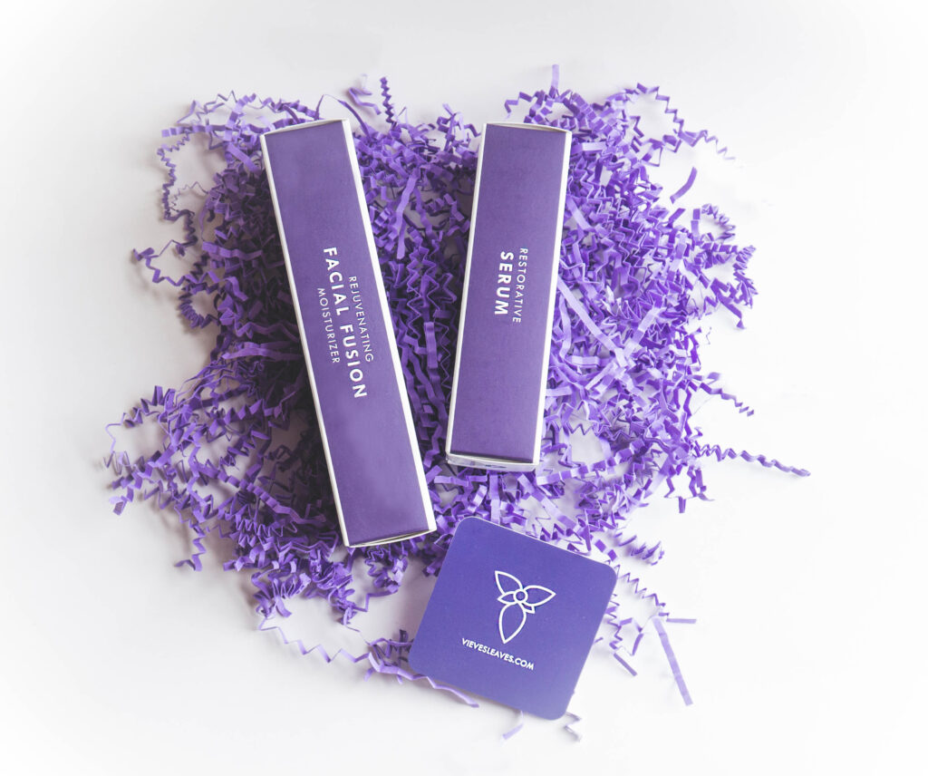 duoset_v02 vieve's leaves duo restorative skincare set