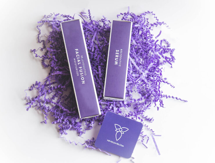 vieve's leaves duo restorative skincare set