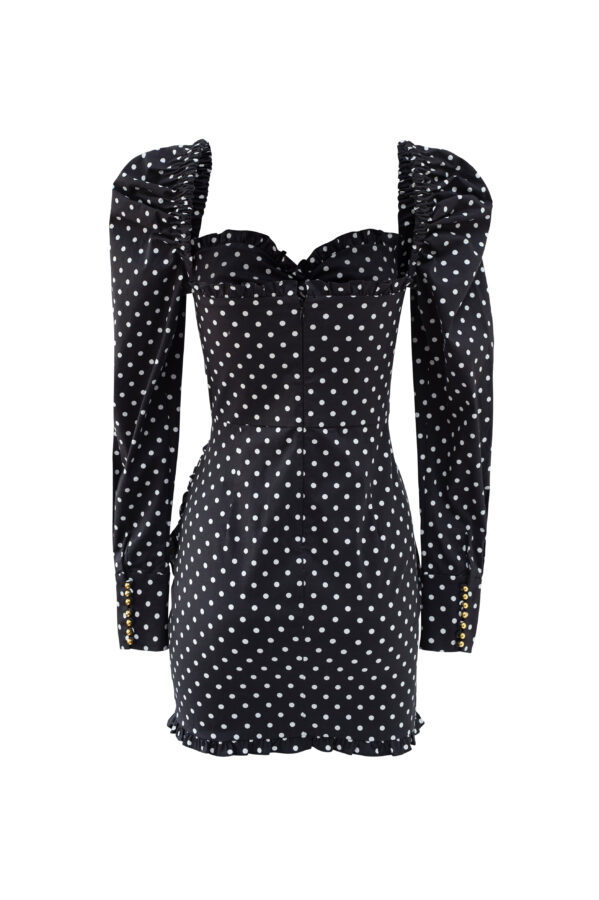 DOLCE DRESS - Black Polka