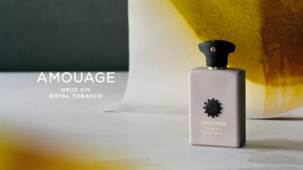 Amouage_Library_Royal_KV_1920x1080px amouage library collection royal tobacco hero image