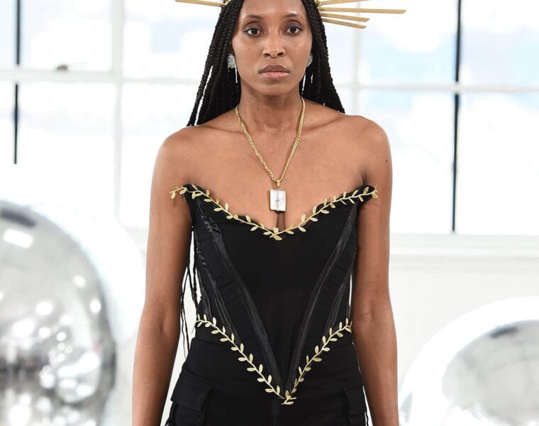 Designs by Amari B Golden Jewelry Deiji Designs Flying Solo NYFW 2023