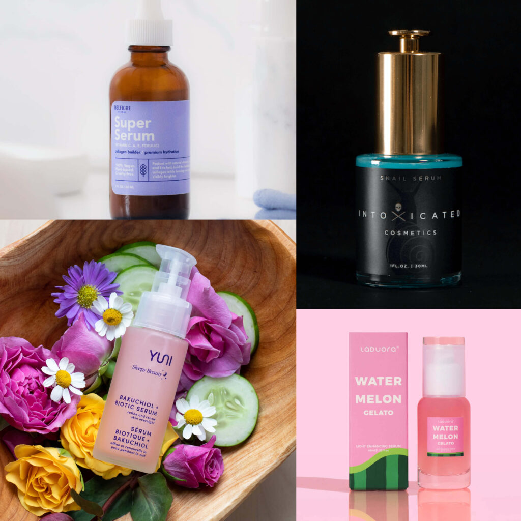 imagecollage_serumhero Serum Hero Belfiore Herbal Serum Intoxicated Cosmetics Snail Serum Laduora Watermelon Gel Serum Yuni Bakuchiol Biotic Serum