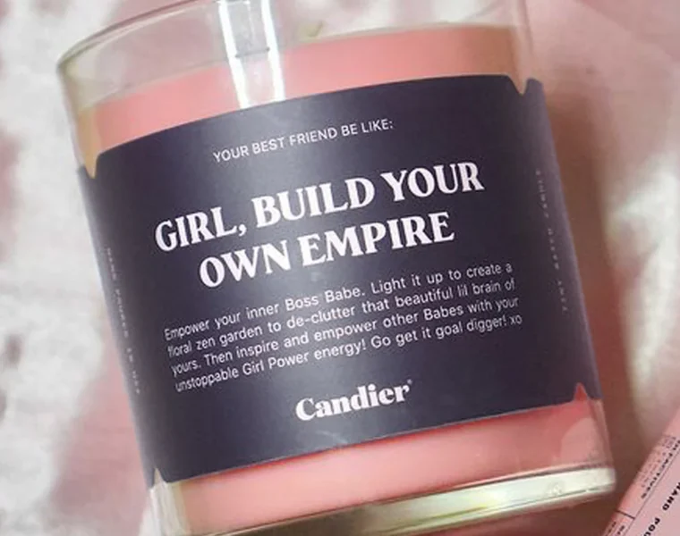 Girl, Build Your Own Empire Ryan Porter Candier Candles