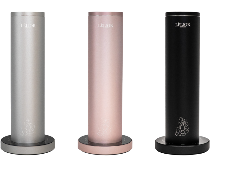 Lelior Le monat Fragrance Diffuser Black Silver and Rose Gold