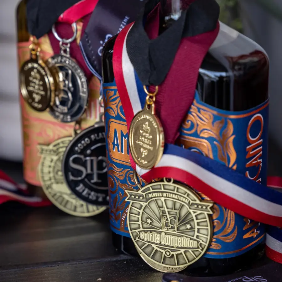 AmaricanoMedals_3ab1e766-9b30-4d9d-9d1c-74c529da0b01_1024x1024@2x Fast Penny Spirits Americano Amaro Award Winning Apertif