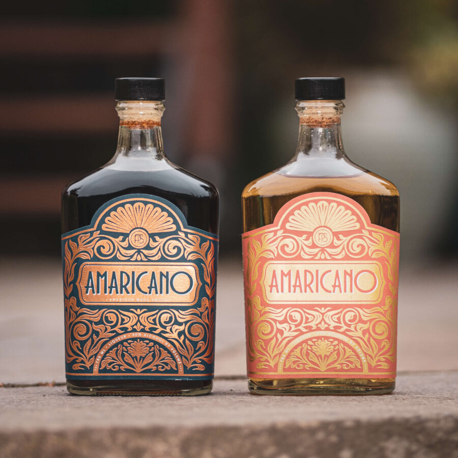 Fast Penny Spirits bottles Fast Penny Spirits Americano Amaro and Americano Amaro Bianca Set