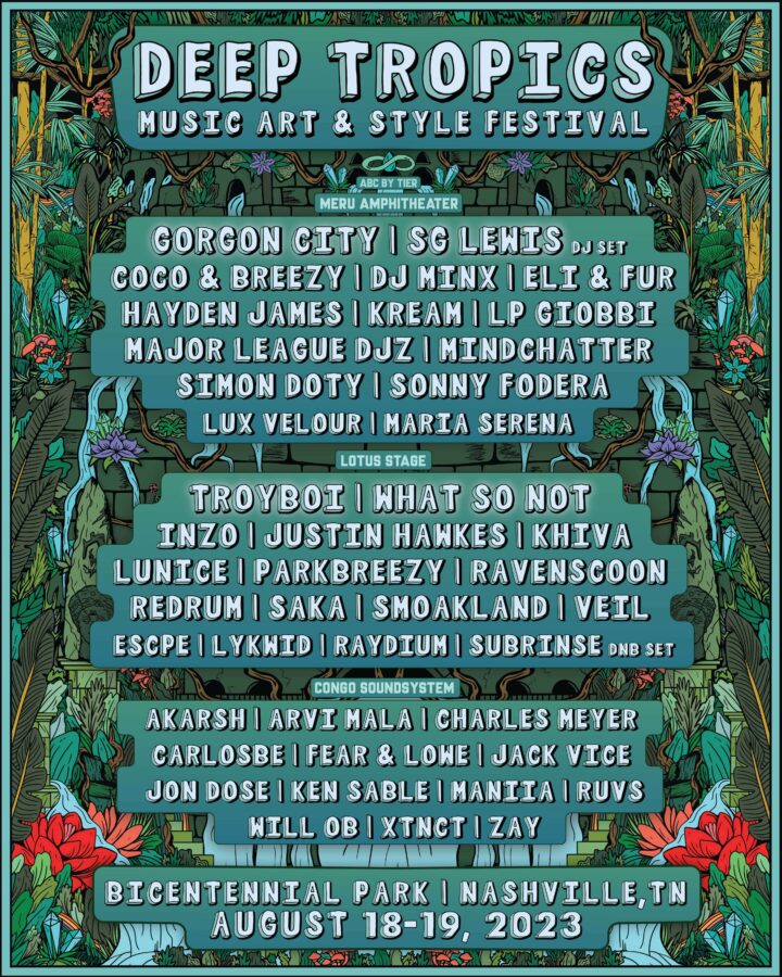 Full Lineup Small Deep Tropics 2023 Lineup