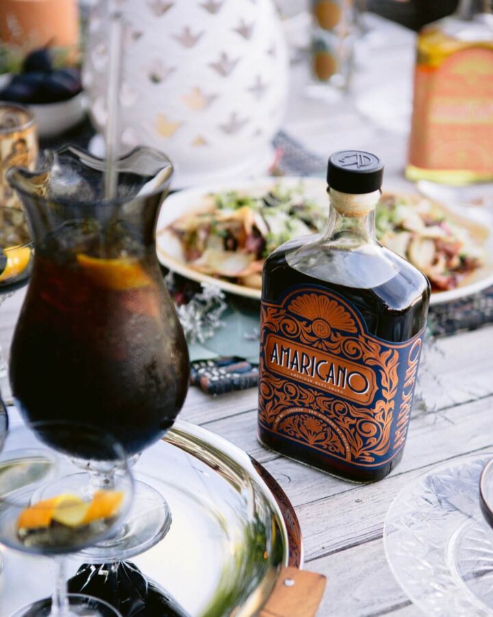 GardenParty Fast Penny Spirits Americano Amaro Garden Party Drink