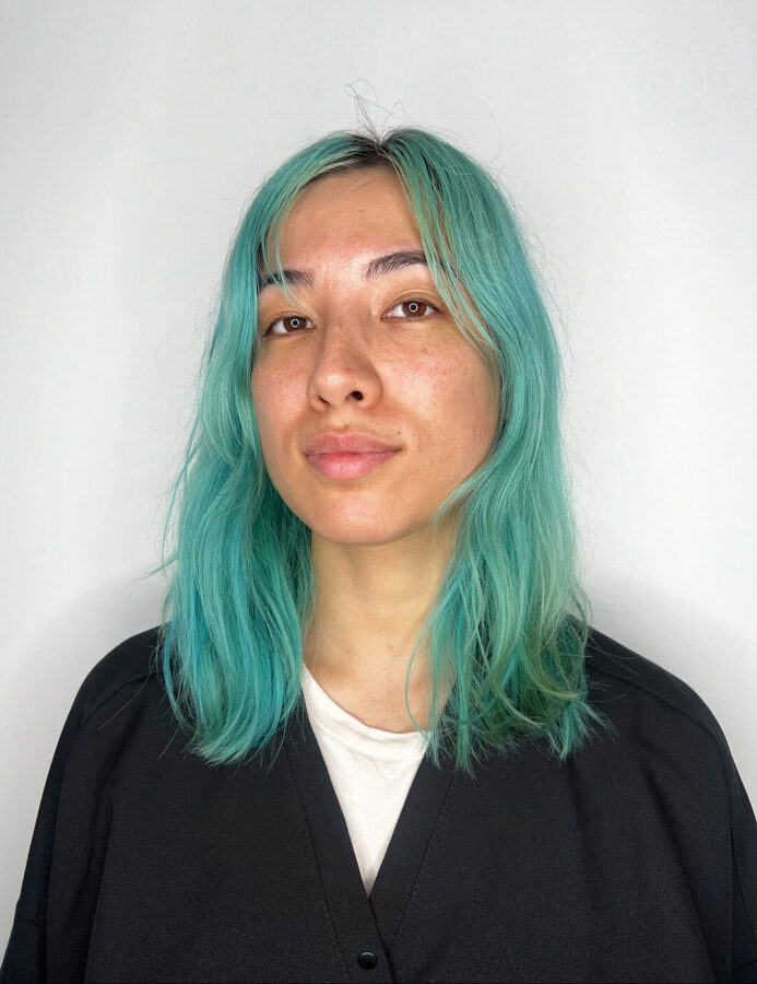 Sophia Model Keratin Complex Blandi Salon Before Image