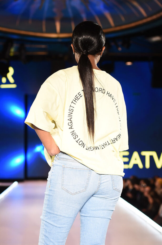 Model walks for Creative Cultr at Runway 7 NYFW FW 2023