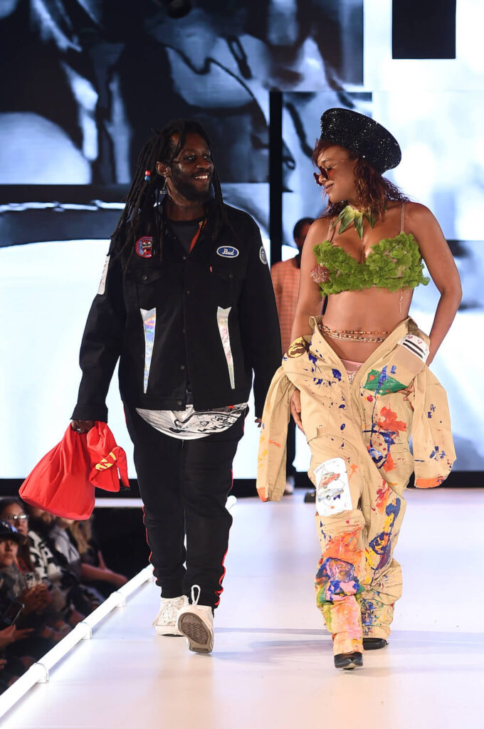 Model walks for Grindstone Universal at Runway 7 NYFW FW 2023