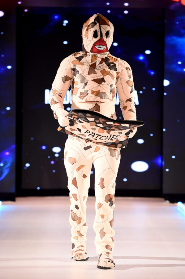 Model walks for avantgarde designer Martianally at Runway 7 Sony Hall New York Fashion Week Fall Winter 2023