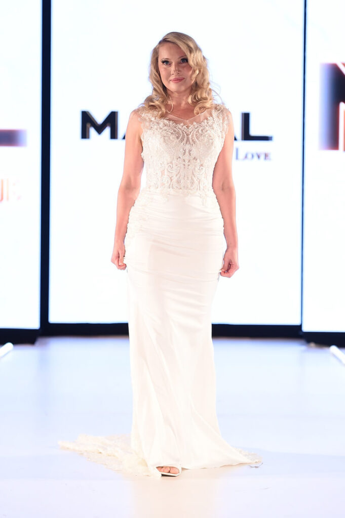 Model walks for Masal at Sony Hall for Runway 7 NYFW Fall Winter 2023