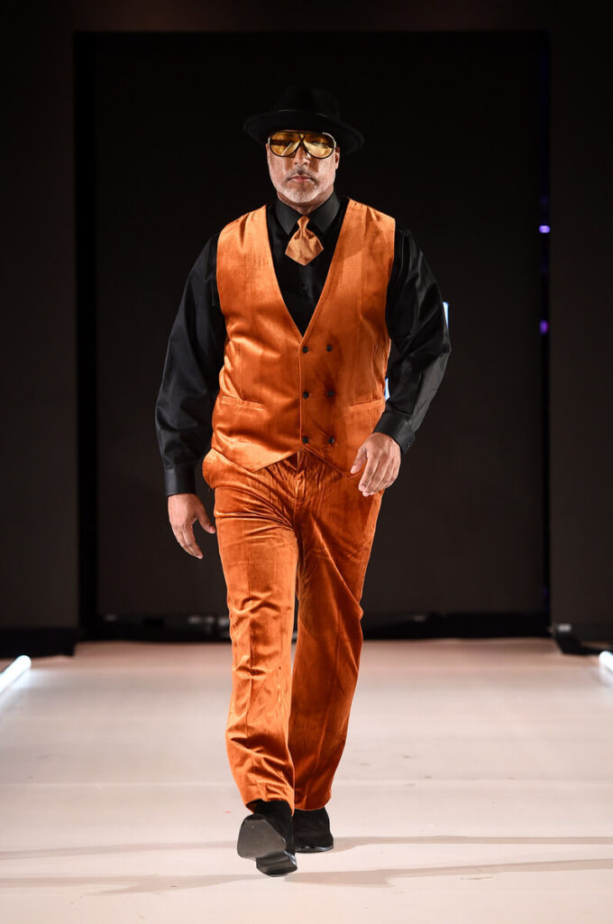 Model walks for The Shortii at Sony Hall with Runway 7 NYFW FW2023