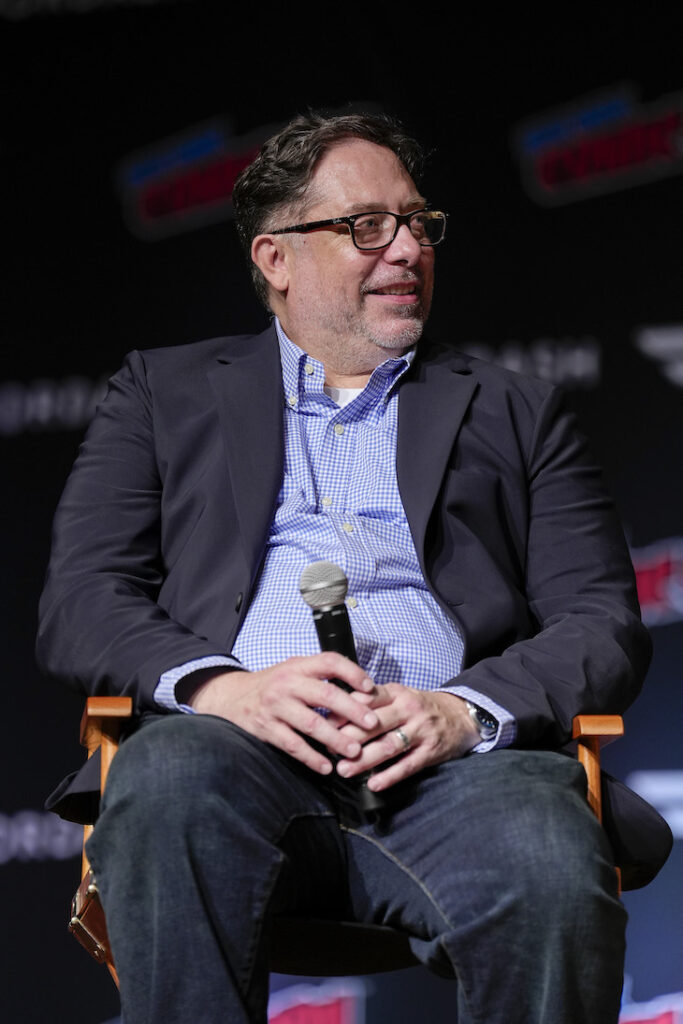 NEW YORK, NEW YORK - OCTOBER 13: Audible Original “Slayers: A Buffyverse Story” Series Stars James Charles Leary on Official New York Comic Con Panel at Javits Center on October 13, 2023 in New York City. (Photo by Ilya S. Savenok/Getty Images for Audible)