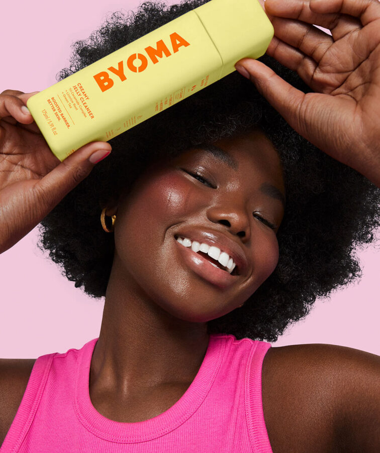 Byoma skin care creamy jelly cleanser