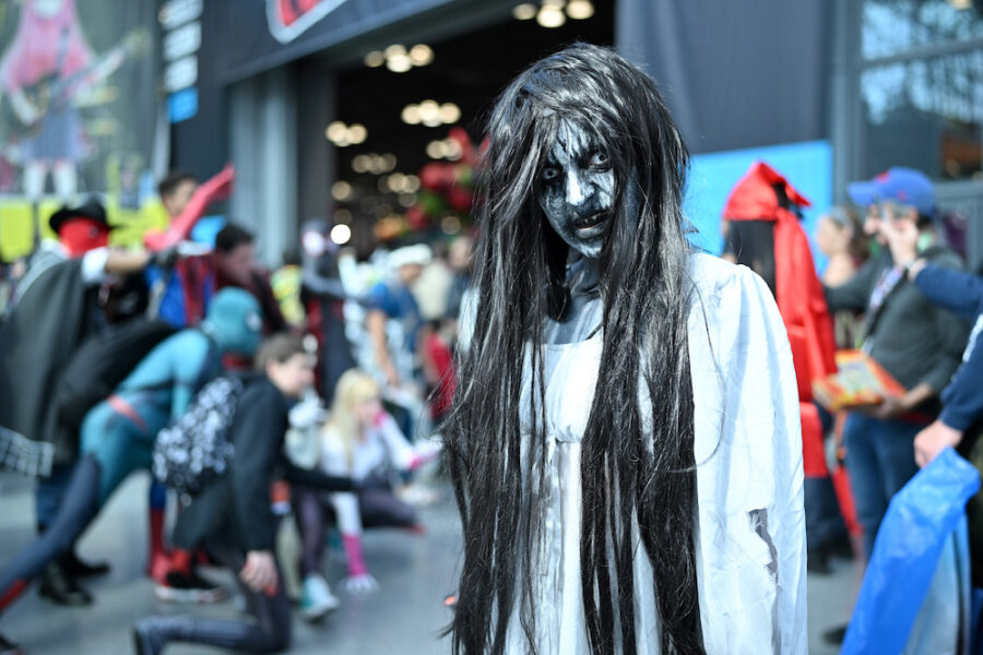 NEW YORK, NEW YORK - OCTOBER 12: A cosplayer poses during New York Comic Con 2023 - Day 1 at Javits Center on October 12, 2023 in New York City. (Photo by Roy Rochlin/Getty Images for ReedPop)