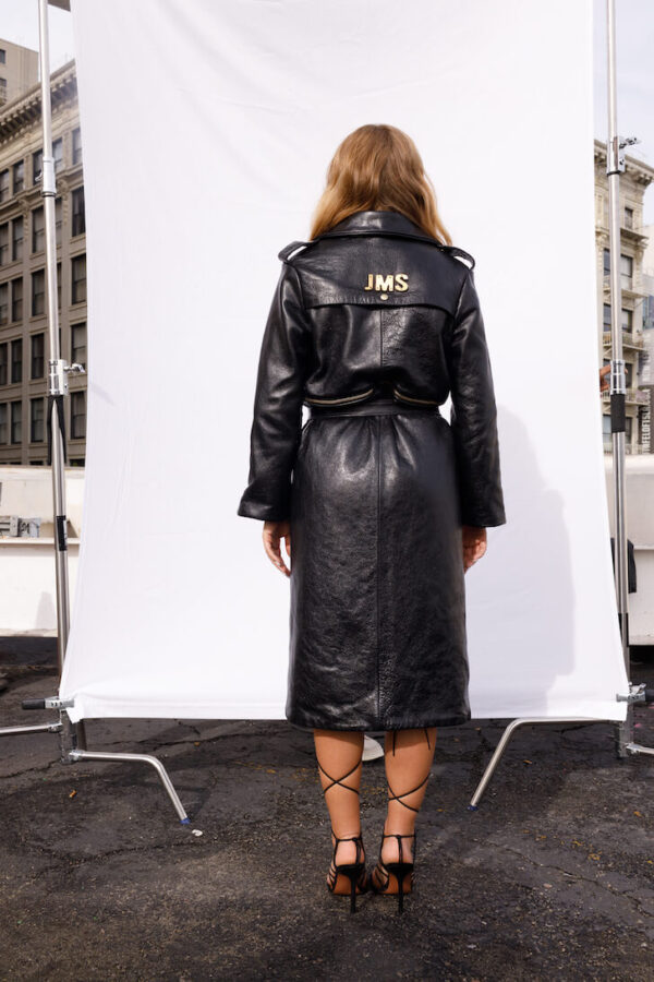 jonathan marc stein fashion designer dan/iel trench coat