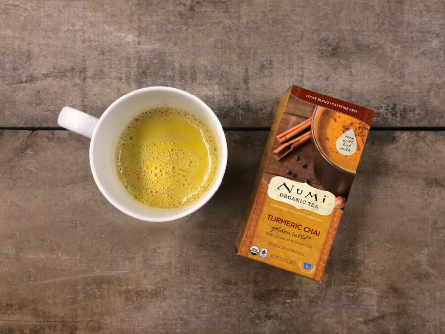 Numi Organic Tea Tumeric Chai Golden Latte Powdered Tea