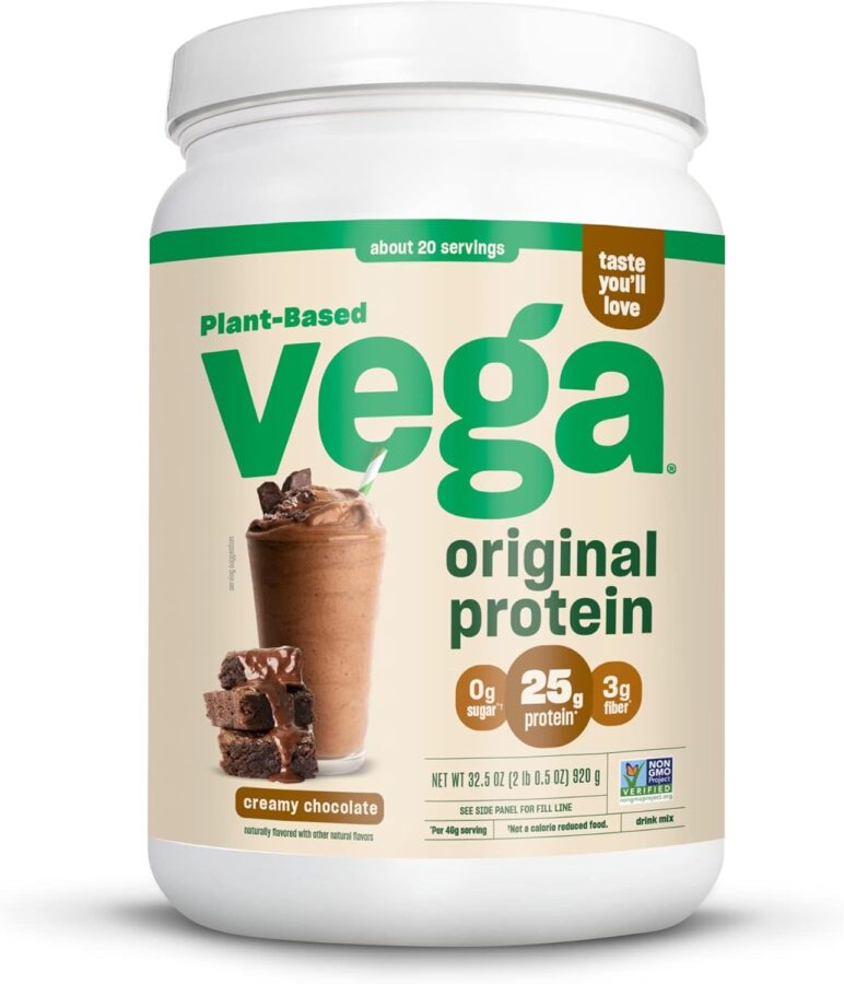Vega plant based protein powders original protein creamy chocolate