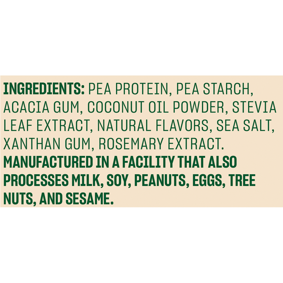 Vega plant based protein powders original protein ingredients list
