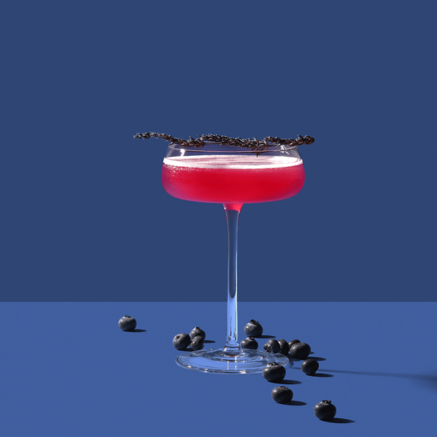 Modica Blueberry Lavender Lemon Drop Mixer for Cocktails and Mocktails