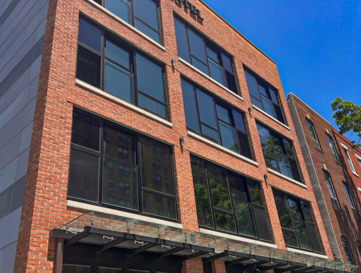 Photo of the front of the Maj Hotel by Stephanie Falcone