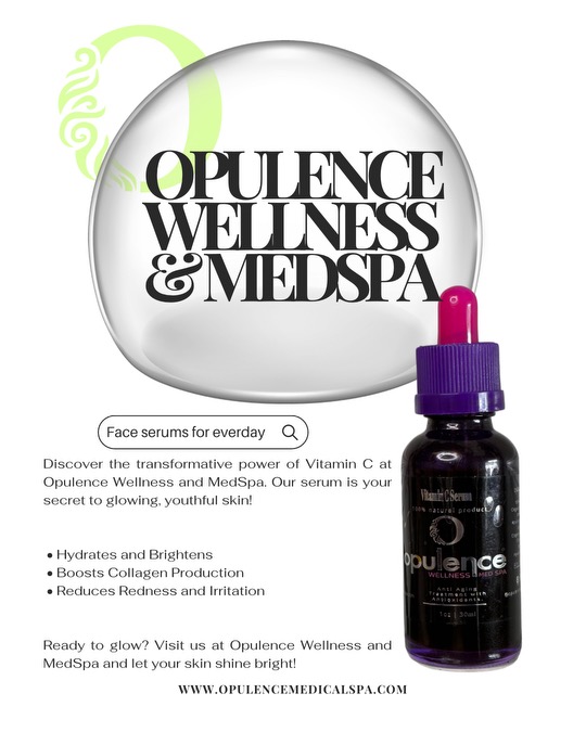 Enter our Opulence Wellness & Med Spa Giveaway for the chance to win a Vitamin C Serums and a Lavender Activewear Set!