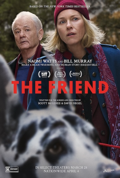 The Friend movie poster with Naomi Watts, Bill Murray