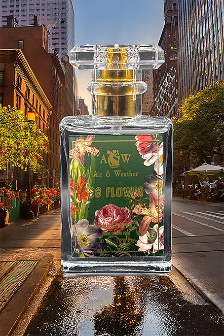 Air & Weather 28 Flower bottle of perfume