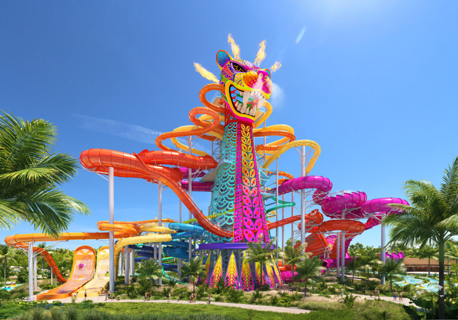 Waterslide tower