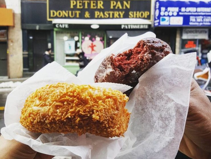 outside of Peter Pan donuts