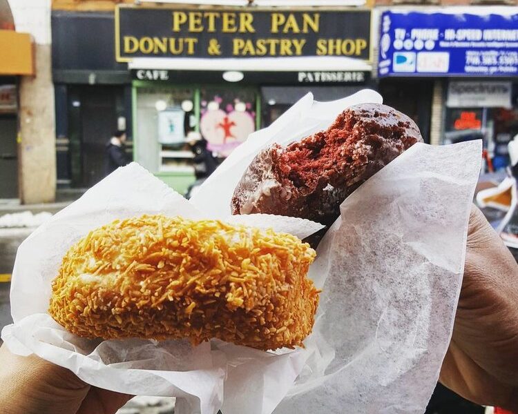 outside of Peter Pan donuts