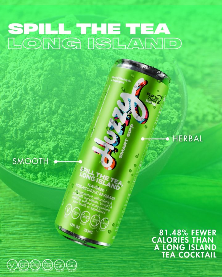 Huzzy Smart Sips Spill the tea flavor