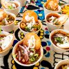 Food in cups at Bowl of Zole photo by Rachael Markow