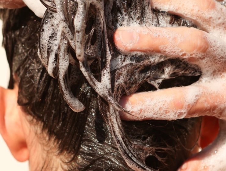 Back of head using Seen Shampoo