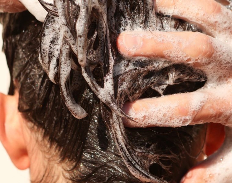 Back of head using Seen Shampoo