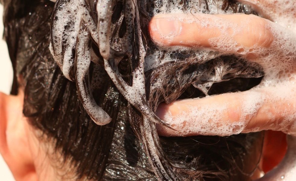 Back of head using Seen Shampoo