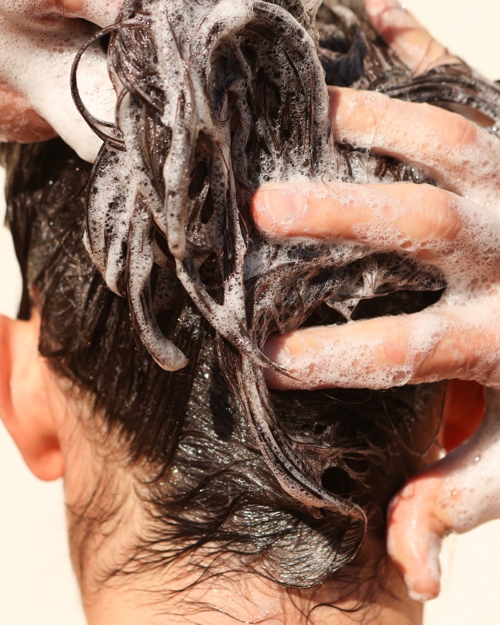 Back of head using Seen Shampoo